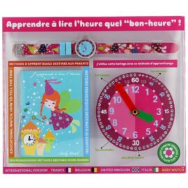 Baby-Watch-Coffret-Ferique-Montre-Fille-Montre-Pdagogique-4-7-ans-Cadran-Bleu-Bracelet-Plastique-Multicolore-0-0