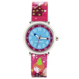 Baby-Watch-Coffret-Ferique-Montre-Fille-Montre-Pdagogique-4-7-ans-Cadran-Bleu-Bracelet-Plastique-Multicolore-0