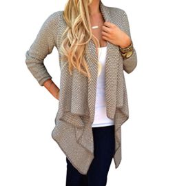 CHIC-CHIC-Cardigan-Sweater-Manteau-Gilet-Tricot-Femme-Souple-Longues-Manches-Casual-0