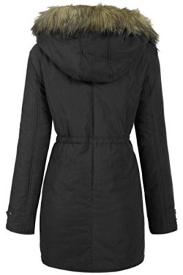 ZEARO Femme Automne Hiver Mode Manteau Capuche Militaire a Manche Longue Veste Chaud Parka Fourrure Jacket ZEARO Femme Automne Hiver Mode Manteau Capuche Militaire a Manche Longue Veste Chaud Parka Fourrure Jacket 4