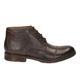 Clarks Détente Habillé Homme Boots/Bottes Devington Cap En Cuir Marron Clarks Détente Habillé Homme Boots/Bottes Devington Cap En Cuir Marron