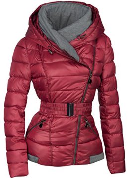 DESIGNER-fEMME-cOURT-hIVER-vESTE-mATELASSE-dE-sKI-aSPECT-dUVET-cAPUCHE-cOL-0