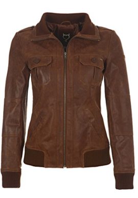 DESIRES Fame – Veste en cuir véritable – Femme DESIRES Fame – Veste en cuir véritable – Femme 2