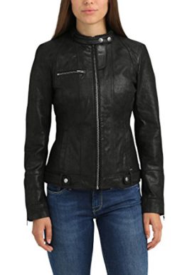 DESIRES-Hame-Veste-en-cuir-vritable-Femme-0-2