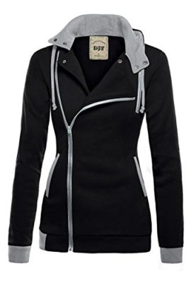 DJT-Zip-Manteau-Blouson-Veste-avec-Capuche-Femme-0