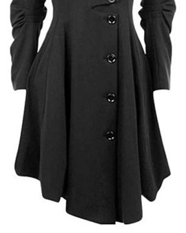 Femme-Trench-Coat-ManteauVeste-Manches-Longues-Trench-Avec-Ourlet-Asymtrique-Coat-0-0