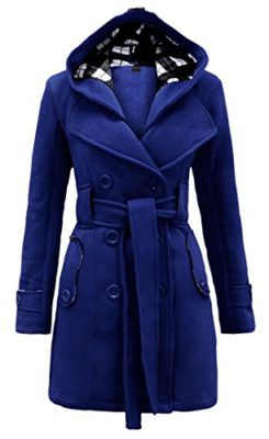 Femmes-Manches-Longues-Ceinture-Bouton-Molleton-Manteau-Blouson-Taille-36-38-40-42-44-46-48-50-52-54-0