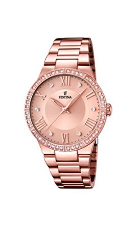 Festina – F16721/2 – Montre Femme – Quartz Analogique – Bracelet Acier Inoxydable Or et Rose Festina – F16721/2 – Montre Femme – Quartz Analogique – Bracelet Acier Inoxydable Or et Rose