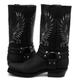 Grinders-Bald-Eagle-Homme-Cowboy-Bottes-Noir-0-0