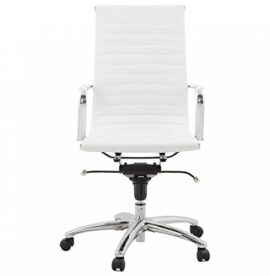 KoKoon-OC00350WH-RELIK-Fauteuil-de-bureau-Faux-Cuir-Blanc-67-x-67-x-113-cm-0-0