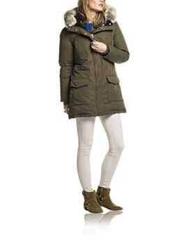 Maison Scotch Hooded Down Parka with Removable Fur Trim, Blouson Femme Maison Scotch Hooded Down Parka with Removable Fur Trim, Blouson Femme