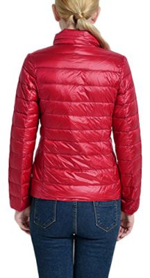 Mochoose Doudoune Ultra Légère Veste Manteau Parka Blouson Zippée Manches Longues Hiver pour Femme Mochoose Doudoune Ultra Légère Veste Manteau Parka Blouson Zippée Manches Longues Hiver pour Femme 4