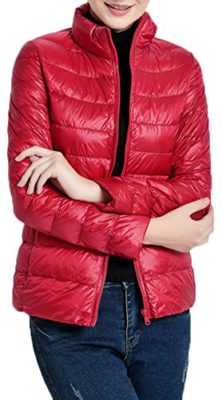 Mochoose Doudoune Ultra Légère Veste Manteau Parka Blouson Zippée Manches Longues Hiver pour Femme Mochoose Doudoune Ultra Légère Veste Manteau Parka Blouson Zippée Manches Longues Hiver pour Femme 5