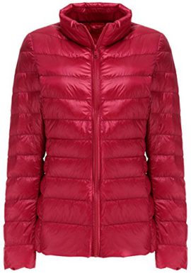 Mochoose Doudoune Ultra Légère Veste Manteau Parka Blouson Zippée Manches Longues Hiver pour Femme Mochoose Doudoune Ultra Légère Veste Manteau Parka Blouson Zippée Manches Longues Hiver pour Femme 2