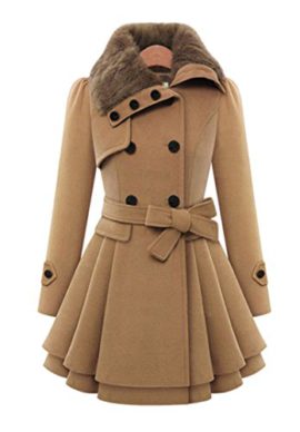 Molly-Femmes-Pur-Couleur-pissure-Ceinture-paissir-Chaleureux-Manteau-0