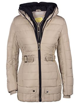 Neuf Femme Hiver Veste matelassée manteau parka à capuche 2 en 1 Long Alaska Neuf Femme Hiver Veste matelassée manteau parka à capuche 2 en 1 Long Alaska