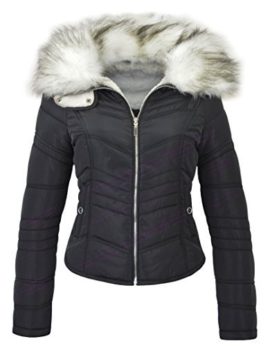 Neuf Pour Dames Matelassées Doudoune Bubble Col Fourrure Chaud Épais Veste Femmes Manteau Neuf Pour Dames Matelassées Doudoune Bubble Col Fourrure Chaud Épais Veste Femmes Manteau 2