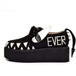 RoseG-Femmes-Creepers-Cuir-Lacets-Baskets-Chaussures-0-0