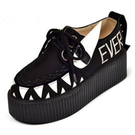 RoseG-Femmes-Creepers-Cuir-Lacets-Baskets-Chaussures-0