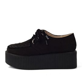 RoseG-Femmes-Lacets-Plate-Forme-Gothique-Punk-Creepers-Casual-Chaussures-0-0