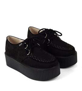 RoseG-Femmes-Lacets-Plate-Forme-Gothique-Punk-Creepers-Casual-Chaussures-0-3