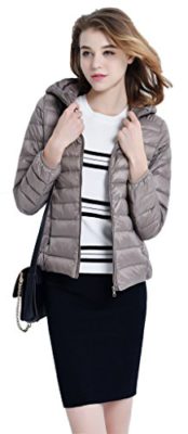 Sawadikaa Femme Ultra Légère Courte Doudoune Manches longues Parka Zippée Capuche Blouson D’hiver Veste en Duvet pour Sawadikaa Femme Ultra Légère Courte Doudoune Manches longues Parka Zippée Capuche Blouson D’hiver Veste en Duvet pour 5