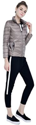 Sawadikaa-Femme-Ultra-Lgre-Courte-Doudoune-Rembourre-de-Duvet-Zippe-Manches-Longues-Hiver-Veste-Manteau-Blouson-Parka-Hiver-pour-0-1