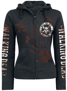 The-Walking-Dead-Kill-Or-Die-Veste--Capuche-Femme-noir-0