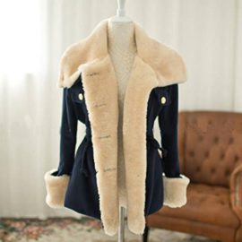 Tonsee-Mode-Hiver-chaud-double-boutonnage-en-laine-mlange-Veste-Manteau-Femme-0-1