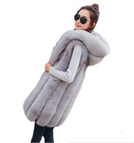 VLUNT Femme Chaud Epaise Fourrure Longue Fleece Parkas Manteau Veste Blouson Longue VLUNT Femme Chaud Epaise Fourrure Longue Fleece Parkas Manteau Veste Blouson Longue