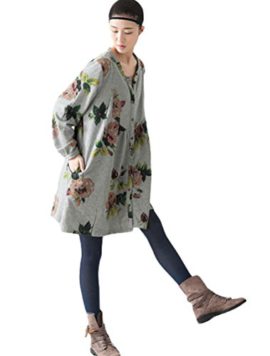 Vogstyle-femme-manteau-floral-textur-imprim-coton-0-0