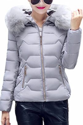 YMING Femme Manteau Hiver Jacket Court Veste à Capuche Fourrure Chaud Doudoune Blouson Parka Veston Hoodie YMING Femme Manteau Hiver Jacket Court Veste à Capuche Fourrure Chaud Doudoune Blouson Parka Veston Hoodie