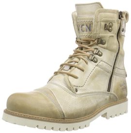 Yellow Cab Soldier Eva M, Bottes de motard de hauteur moyenne, doublure chaude homme Yellow Cab Soldier Eva M, Bottes de motard de hauteur moyenne, doublure chaude homme 2