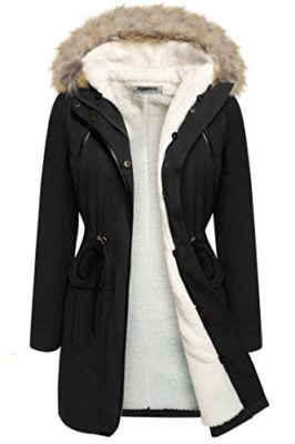 Zeagoo Manteau Femme Fourrure Amovible Zip Veste Femme Longue Chaud à Capuche Slim 2 Ensemble Pour Hiver Parka Matelassée Zeagoo Manteau Femme Fourrure Amovible Zip Veste Femme Longue Chaud à Capuche Slim 2 Ensemble Pour Hiver Parka Matelassée 2