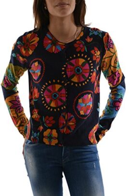 pull hiver desigual 67j21a6 leona bleu pull hiver desigual 67j21a6 leona bleu