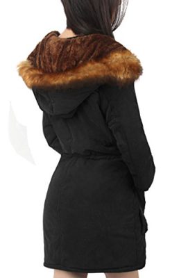 4How-Femme-Manteau-Hiver-chaud-mi-long–Capuche-rembourre-0-1