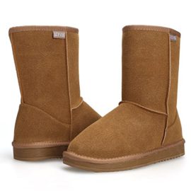 Acevog-Bottes-De-Neige-Fausse-Chaussures-Boots-Chaude-Sangles-De-Cheville-Pour-Femme-Hiver-Suede-0-0