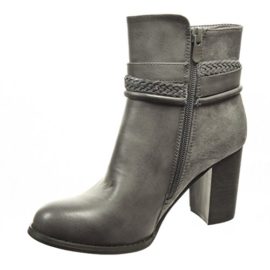 Angkorly-Chaussure-Mode-Bottine-low-boots-femme-lanire-boucle-Talon-haut-bloc-8-CM-Intrieur-Fourre-Gris-0-0