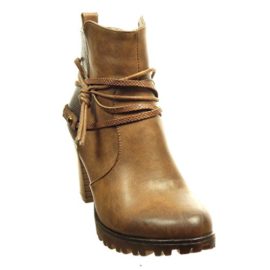 Angkorly-Chaussure-Mode-Bottine-low-boots-plateforme-femme-peau-de-serpent-lanire-Talon-haut-bloc-8-CM-Intrieur-Fourre-Camel-0-3