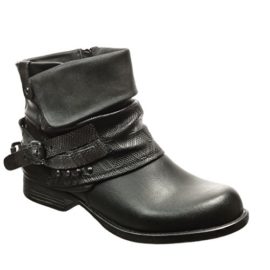 Angkorly-Chaussure-Mode-Bottine-motard-cavalier-femme-peau-de-serpent-lanire-clout-Talon-bloc-3-CM-Intrieur-Fourre-Noir-0