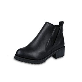 Bottines femme Kolylong Cuir artificiel Épais avec L’automne et l’hiver Bottes Martin Tube court Bottes femme Bottines femme Kolylong Cuir artificiel Épais avec L’automne et l’hiver Bottes Martin Tube court Bottes femme 2