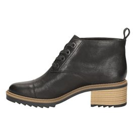 Clarks-Dtente-Femme-BootsBottes-Balmer-Thea-En-Cuir-Noir-0-2