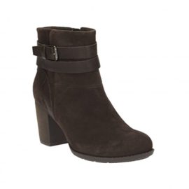 Clarks-Dtente-Femme-BootsBottes-Enfield-River-En-Daim-Marron-0