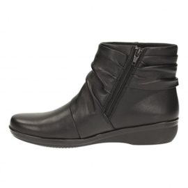 Clarks Détente Femme Boots/Bottes Everlay Mandy En Cuir Noir Clarks Détente Femme Boots/Bottes Everlay Mandy En Cuir Noir 3