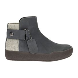 Clarks Détente Femme Boots/Bottes Shiliin Ali En Cuir Gris Clarks Détente Femme Boots/Bottes Shiliin Ali En Cuir Gris