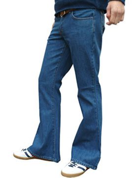 Fuzzdandy-Jeans-Hommes-rtro-bleu-dlav-patte-lphant-0