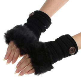 Gants-Femme-Kolylong-Femmes-Chaud-Lapin-Hiver-En-Fausse-Fourrure-Poignet-Mitaines-Mitaines-0