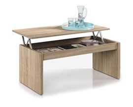 Habitdesign 001638F Table Basse Chêne naturel Avec Plateau Relevable Habitdesign 001638F Table Basse Chêne naturel Avec Plateau Relevable 3