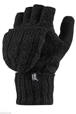 Heat-Holders-Femmes-Thermique-Heat-Weaver-Cble-Tricoter-Gants-Mitaines-sans-doigts-en-7-couleurs-taille-unique-0