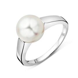 Miore – USP041RWM – Bague Femme – Or blanc 375/1000 (9 Cts) 2.05 Gr – Perles d’eau douce – T 52 Miore – USP041RWM – Bague Femme – Or blanc 375/1000 (9 Cts) 2.05 Gr – Perles d’eau douce – T 52 2